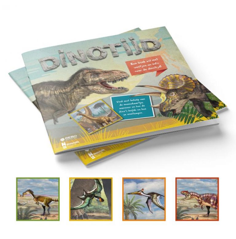 Dinotijd - memospel inclusief boek | 9789036638227