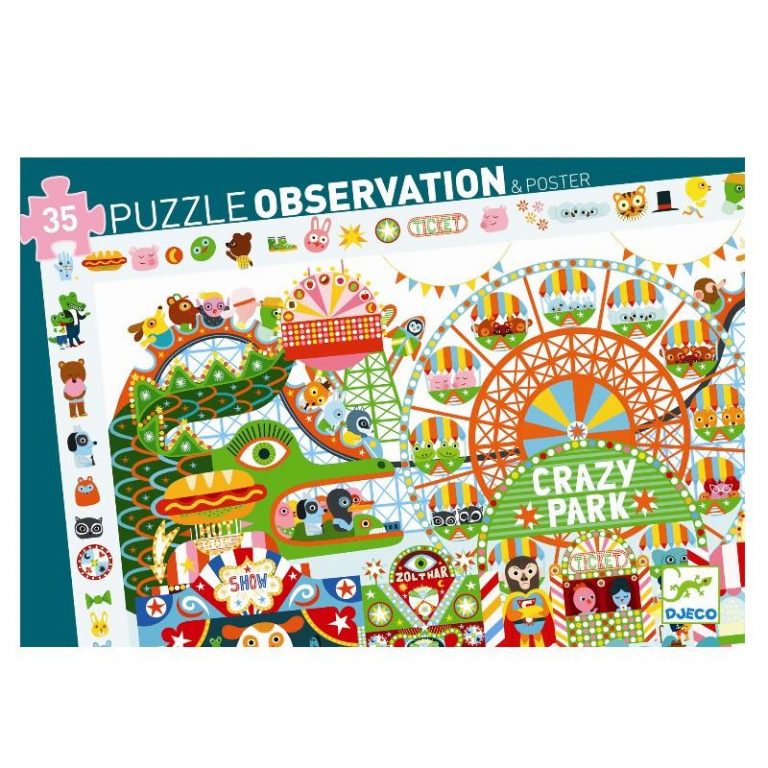 Djeco puzzel crazy park | 3070900075931