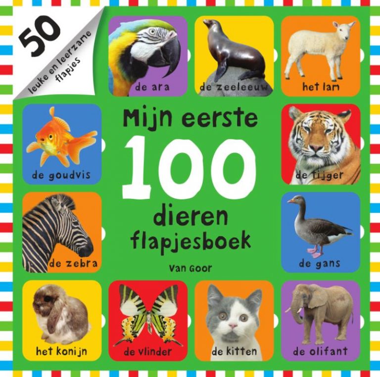 Mijn eerste 100 dieren flapjesboek | 9789000346127
