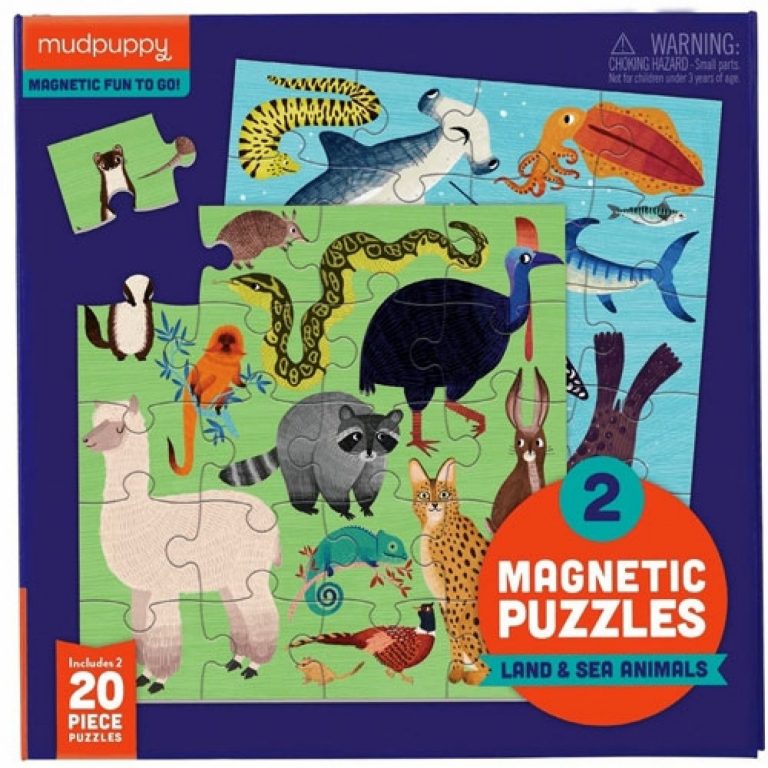 Magneetpuzzels land- en zeedieren | 9780735355682