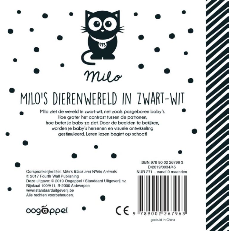 Milo's dierenwereld in zwart-wit | 9789002267963