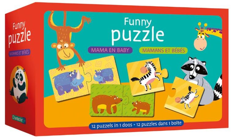 Funny puzzle - mama en baby | 9789044757415