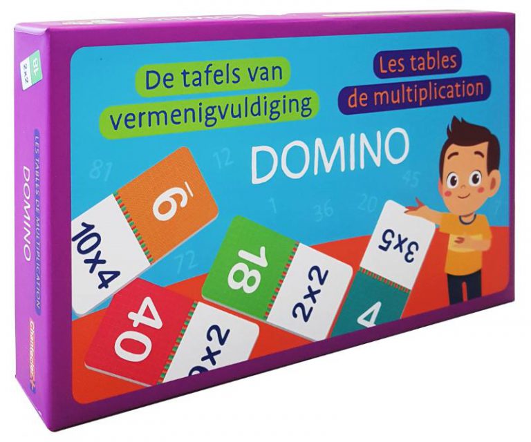 Domino - De tafels van vermenigvuldiging / Domino - Les tables de multiplication | 9789044758283