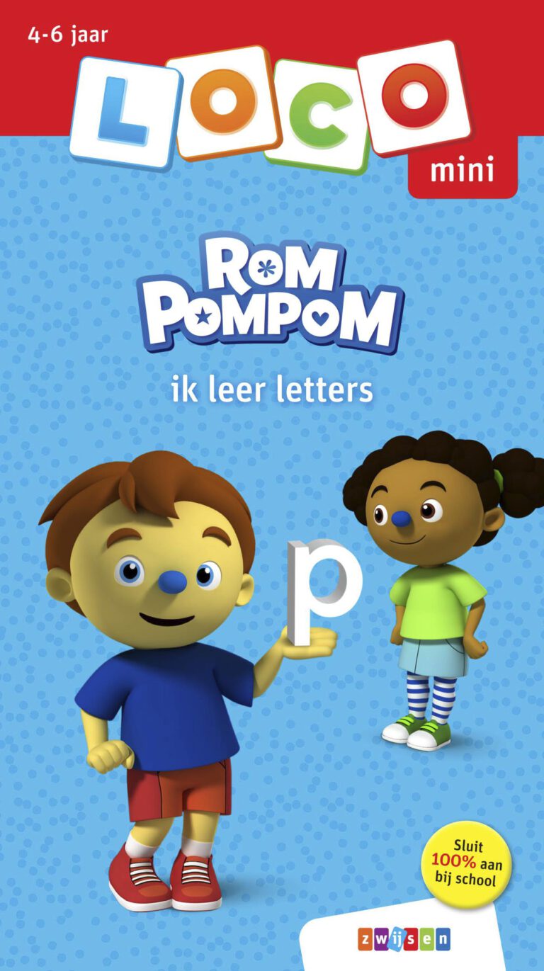 Loco Mini Rompompom ik leer letters | 9789048740352