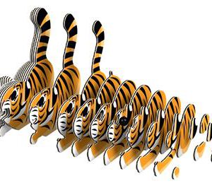 Eugy 3D model Tijger | 9421035150118