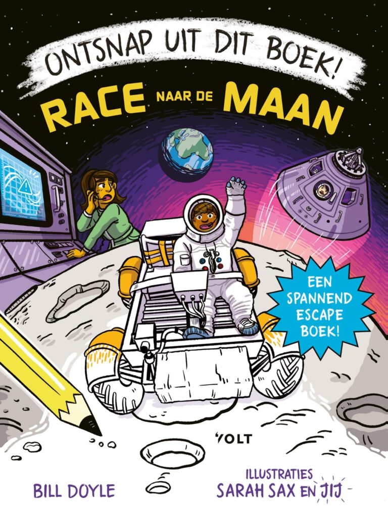 Ontsnap uit dit boek Race naar de maan