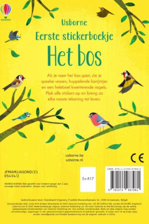 Eerste stickerboekje Het bos | 9781474987981