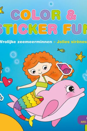 Color sticker fun vrolijke zeemeerminnen