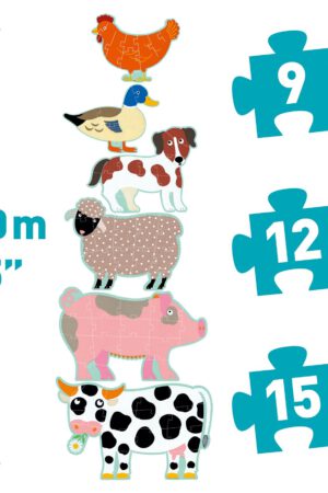 Honoré & friends | 3070900071124 Honoré friends puzzel Djeco