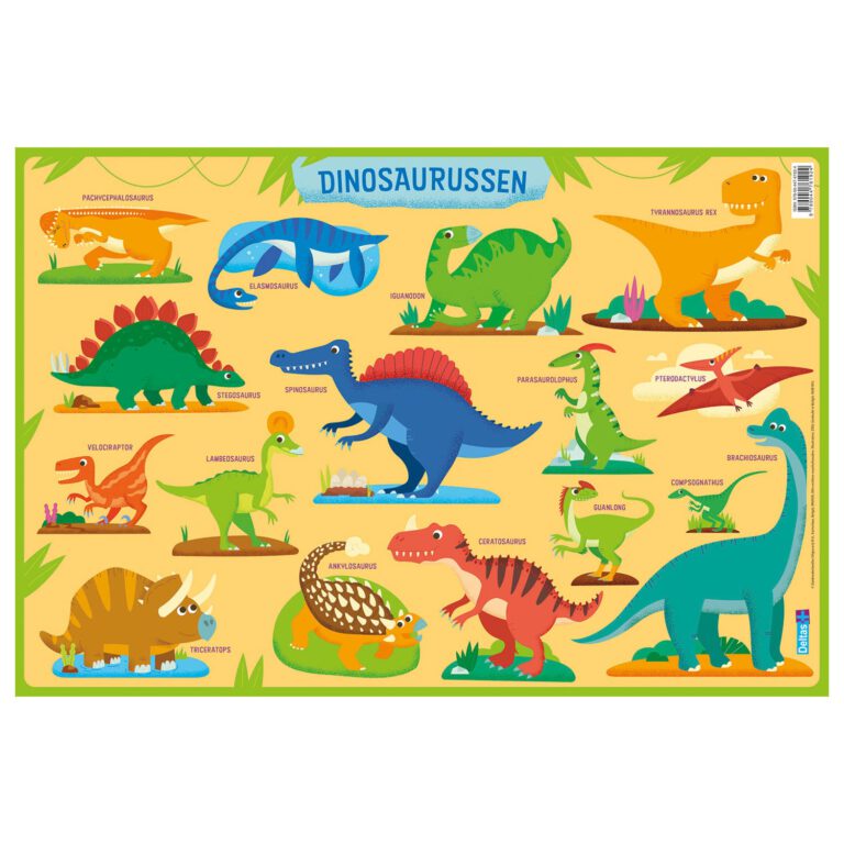 Educatieve onderleggers - Dinosaurussen | 9789044761924