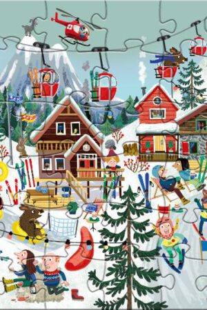 Rebo legpuzzel 48 stukjes - Cas & Cato winter | 8720387822270 Rebo legpuzzel 48 stukjes - Cas & Cato winter | 8720387822270