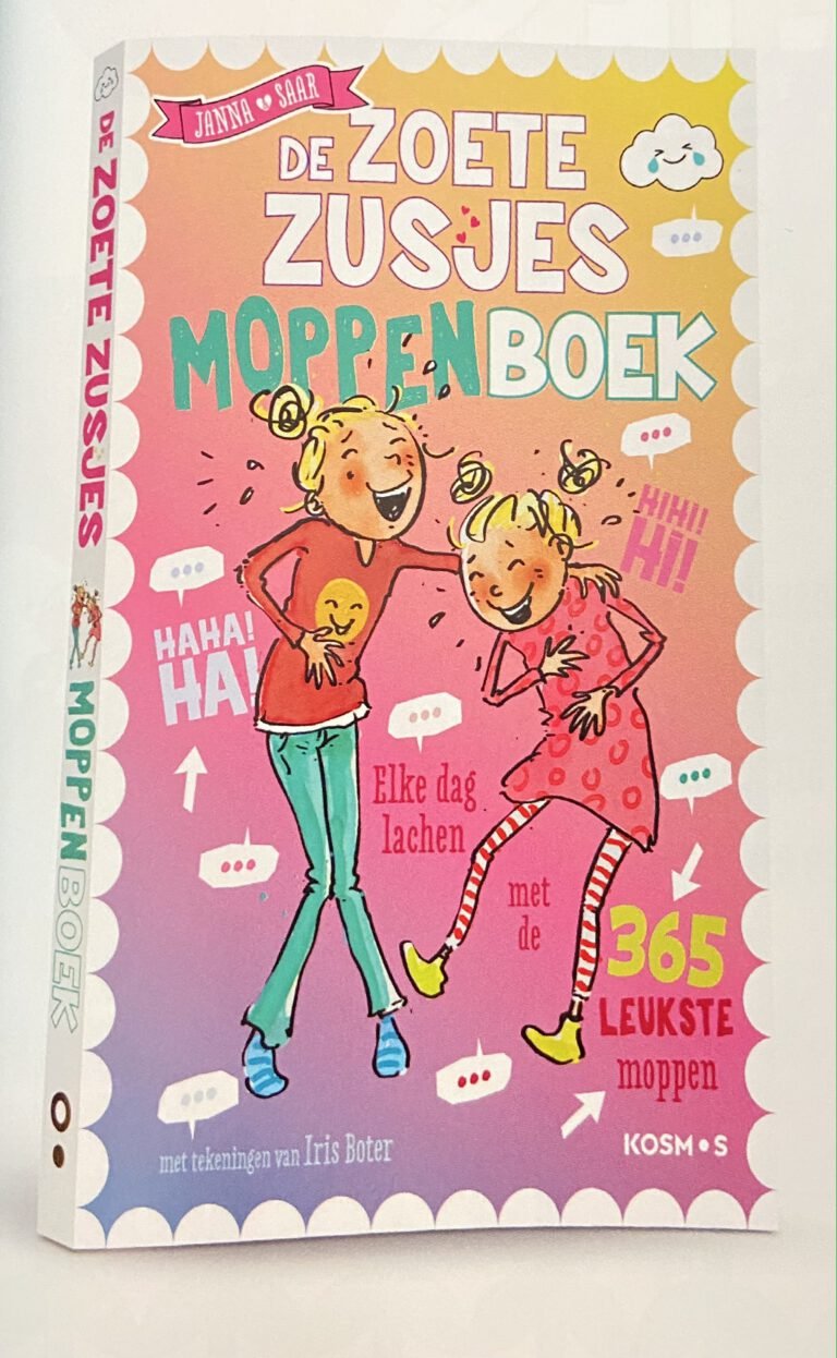 De Zoete Zusjes moppenboek van Hanneke de Zoete en Illustraties van Iris Boter
