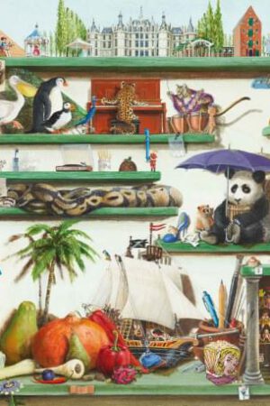 Puzzel Dieren op plank Alfabet 200 stukjes | 8716951343869 Puzzel Dieren op plank Alfabet 200 stukjes | 8716951343869