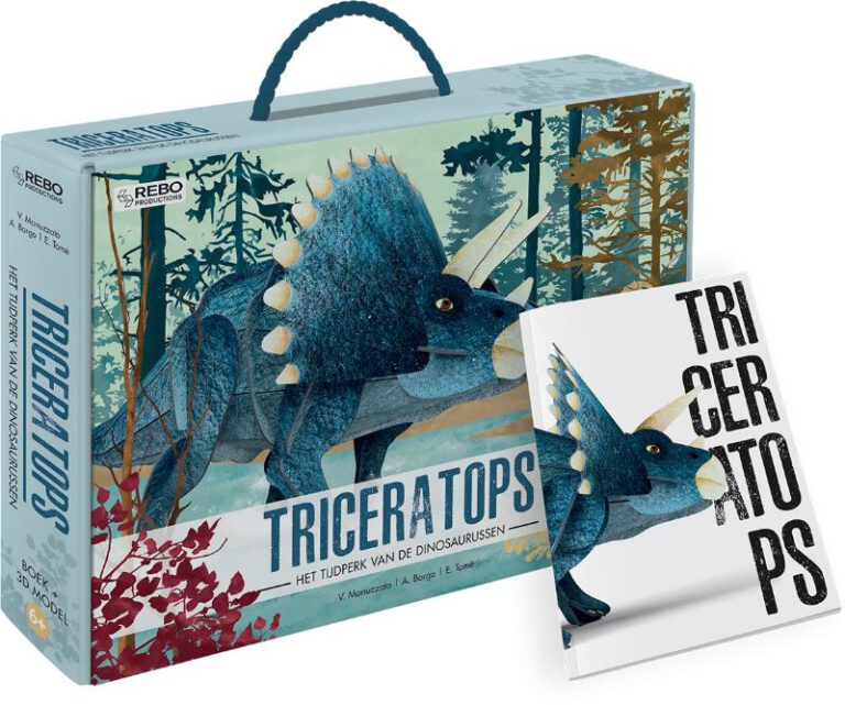Triceratops - Boek + 3D-puzzel | 9789036641876