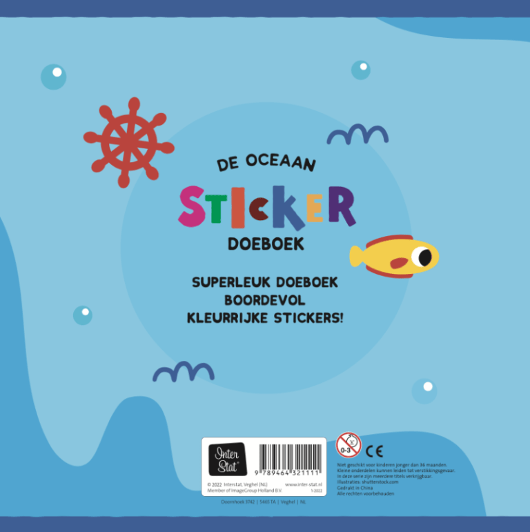 De Oceaan Sticker Doeboek | 9789464321111