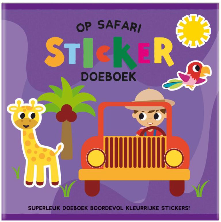 Op Safari Sticker Doeboek | 9789464321104