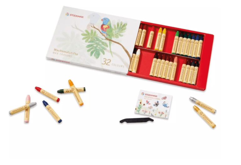 Stockmar Wax Stick Crayons Box - 32 Assorti | 4019365323200