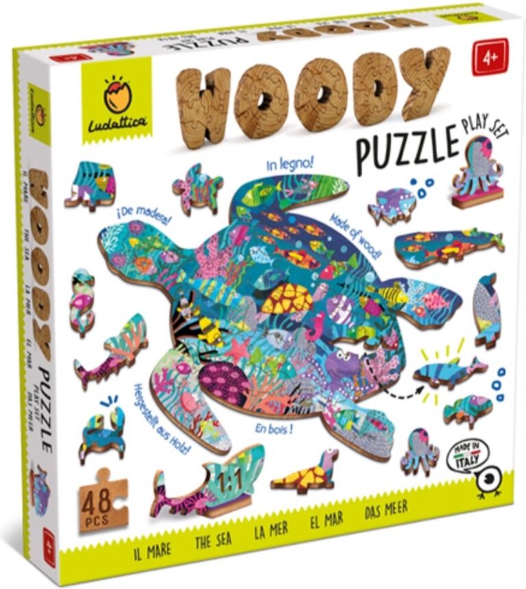 Woody Puzzle Oceaan | 8057158621245