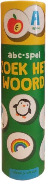 Spelletjes in een koker : zoek het woord | 9789464080919