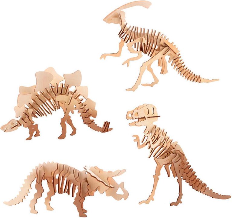 John Toy Houten 3D dinosaurus puzzel | 8711866260966