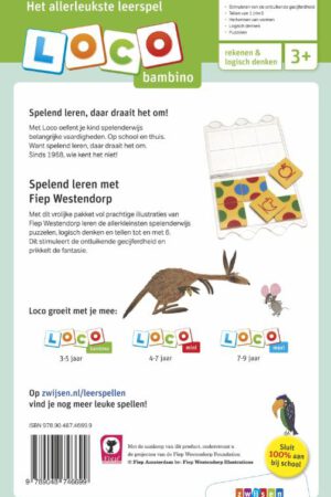 Loco bambino Fiep Westendorp pakket spelen en tellen met dieren