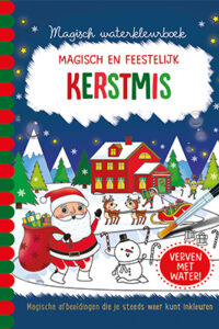 Magisch waterkleurboek Kerstmis