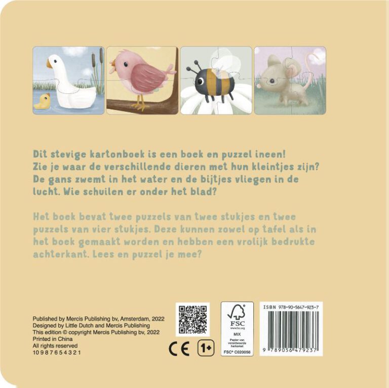 Mijn dieren puzzelboek