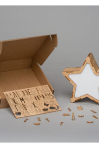 Alternative view of Gepersonaliseerde ster met licht groot