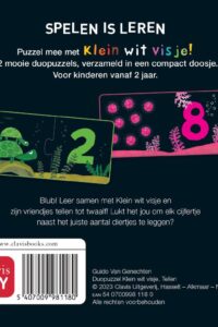 Duopuzzel Klein wit visje. Tellen | 5407009981180